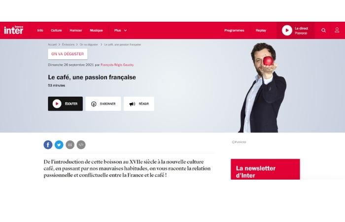 Podcast France Inter On va déguster Septembre 2021