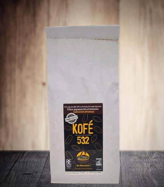 Kofé 532 sachet 800 gr : assemblage gourmand kofé petit épeautre, orzo et café d'orge
